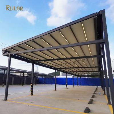 China Customized easily assembled outdoor waterproof aluminum garden potio Gazebos pergola motorized pop up roof tent for sale