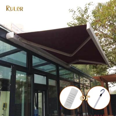 China High Quality Anti-UV Cassette Full Tent Skylight Cassette Roof Canopy Pop Up Tent For Villa for sale