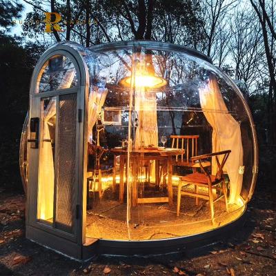 China Customized Design PC Dome House China Factory Clear 3.5 M Diameter PC Dome Polycarbonate Bubble House For Restaurants for sale