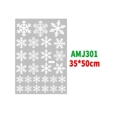 China Custom Holiday Window Sticker Static Decorative Car Door Stickers For Wall Windows for sale