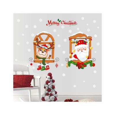 China Custom Holiday Glass Decoration Window Sticker Whiteboard Windows Doors Plastic For Packaging for sale