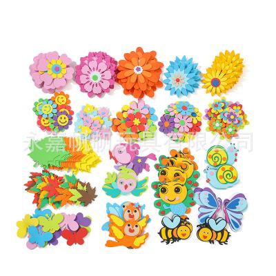 China 3D Window Sticker Foam Plants Brick Wallpaper Wall Stickers For Primary School Classroom Decorations for sale