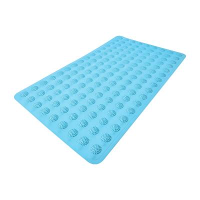 China New Design Sustainable Soft Rubber Grainy Bubble Anti Slip Shower Cover Bathroom Massage Bath Mat for sale