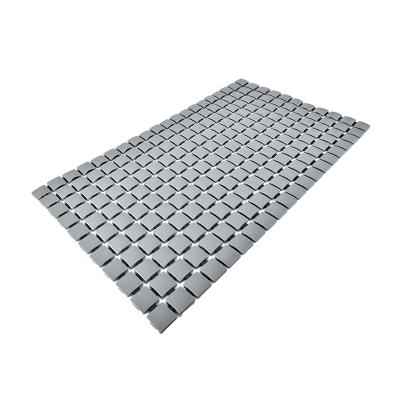 China Sustainable Lattice Non Slip Drain Holes Bathroom Shower Mat Pp Tpe Tub Mat Bath Mat for sale