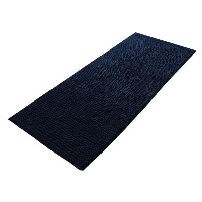 China Viable Waterproof Absorbent Bathroom Mat Set Large Non Slip Shaggy Bath Carpet Chenille Bath Mat for sale