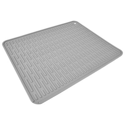 China Viable Multifunctional Silicone Heat Insulation Pot Holder Dish Cup Drying Mat Draining Mat Pad for sale