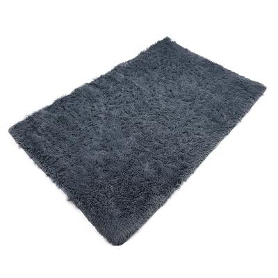 China Small Luxury Shaggy Plush Living Room Carpet Non-Slip Luxury Fluffy Warm Center Area Rugs For Bedroom for sale