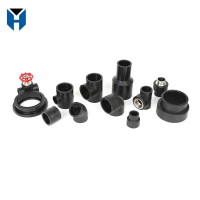 China 2018 TESTING Non-Toxic Black Polypropylene HDPE Corrosion Resistant Lightweight Pipe Fitting for sale