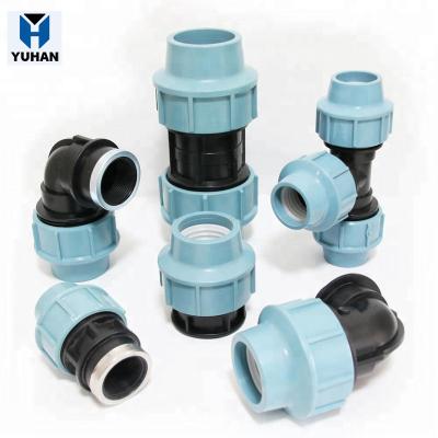 China HDPE PP Plastic Compression Pipe Fitting Reduction for sale