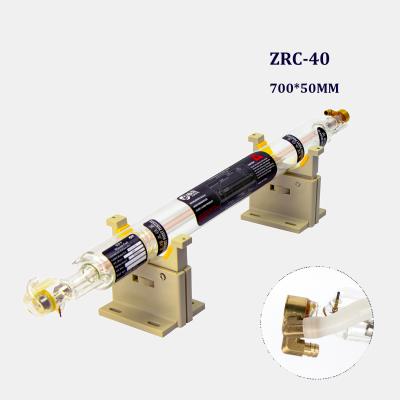 China Building Material Stores Zurong ZRC-40 Laser Tube 50W 40W Synrad CO2 RF Metal CO2 Mixed Laser Tube Sealed CO2 Laser Tube for sale