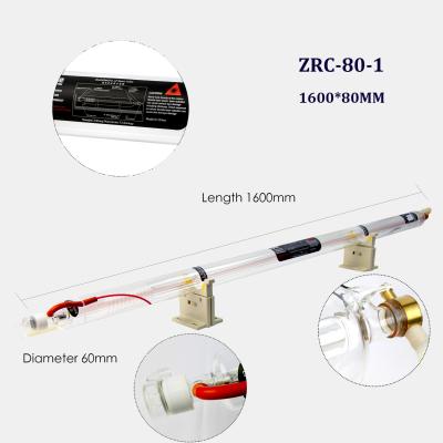 China Industrial laser equipment laser equipment SHZR 100W 80W laser tube CO2 laser tube 90W tube laser with 8 mouth warranty for sale