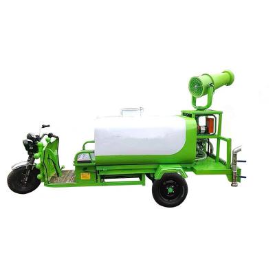 China Building supply stores supply vehicle sidewalk vehicle mist cannon sprinkler electric tricycle high pressure cleaning wash cart small customized for sale