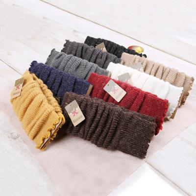 China Women's Long Barrel Wool Winter Knitted Eco-Friendly Warm Blanket Pile Women's Barrel Winter Thickened KNITTED Leg CoverLeg Warmers for sale