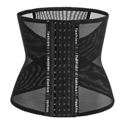 China Women's training clothesShapers of breathable mesh waist tie body corset jumpsuit shapewear for sale