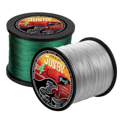 China JOSBY 4 Strand 500M Woven Thread 10-85lb Woven Thread 10-85lb Fly Carp Braid Spinning Fishing Line PE High Strength Sea Multifilament Peche for sale