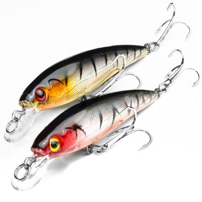 China Hard 5CM Minnow Bait 3.8g Wobbler Jig Bait Crankbait Carp Striped Bass PESCA Fishing Lure Tackle SwimBait Minnow for sale