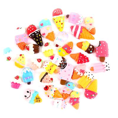 China ZQX115 Easy Resin Charms Diy Cartoon Simulation Ice Cream Hair Mud Accessories for sale