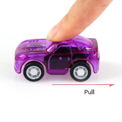 China CY139 Innovative Gift Toys 2019 Color Creative Transparent Inertia Plastic Candy Car Toys For Children Small Gift Promotional Toys For Children for sale