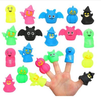 China Miniature Toys ZQX349 Halloween Squishy Finger Puppets Trigger Toys Wiggle Toys For Kids Boys Girls for sale