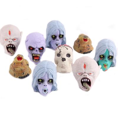 China Kids Toys Plastic Scary Face Of Children's Toys W033 Halloween Little Crazy Other Toys For Water Growing Toy for sale