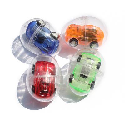 China ZF15 Yiwu Wholesale Children's Toys Market Mini Toy Car Diy Educational Surprise Capsule Plastic Egg Suitable For Children for sale