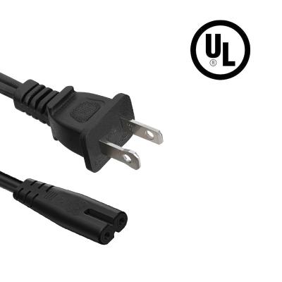 China COMPUTER China Suppliers 1-15P Us Standard Plug Computer Cord American C7 2 Pin AC Power Cord Cables for sale