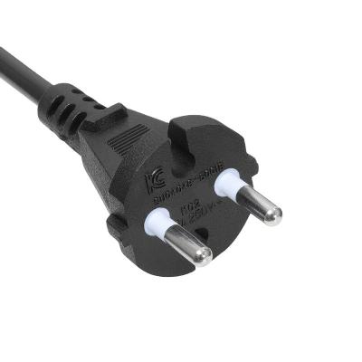 China Yelei China Manufacturer Computer Supply Kc Power Tie Down Electrical Extension Cable kc Certification 10A 250V Two Pin Plug for sale