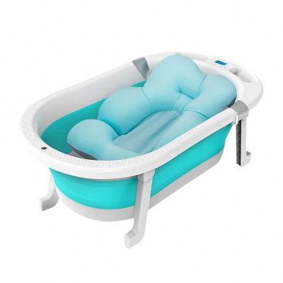 China New Style Baby Kids Space Foldable Baby Kids Backup Bath Tub Folding Plastic Children Infant Newborn Bathtub for sale