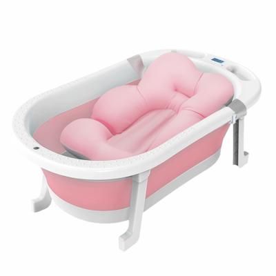 China Eco-freindly non-slip plastic baby bathtub, foldable for newborn baby bathtub for sale