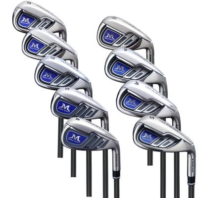 China Graphite Mazel Flex Regular RH Golf Clubs Men's 9-Pieces Iron Set (4-SW) Single Swing Same Weight Golf Iron Set for sale