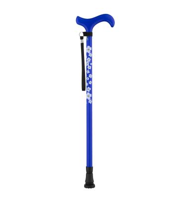 China MAZEL Sports Folding Outdoor Adjustable Walking Stick, Lightweight Height Adjustable Walking Stick, Portable Older Cane for sale