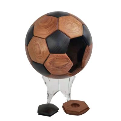 China Handmade Chinese Design Tenon Sports Ball MAZEL Lawn Yard Indoor Indoor Outdoor Toys For Toddlers Wooden Balls For Decoration for sale