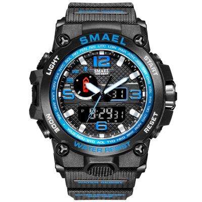 China Date Mens Automatic Digital Watches For Men Dual Display Sports Military Watch 50M Waterproof Clock Alarm Quartz Wrist Watch for sale