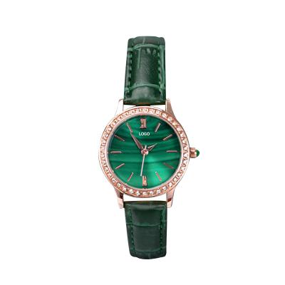 China Small and delicate trend shock-resistant simple diamond fashion watch female green watch female student watch for sale