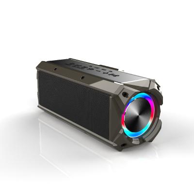 China Phone Function Party Speaker 80W Bass Wireless Speaker Outdoor Heavy Build-in 256 Party Colorful Light for sale