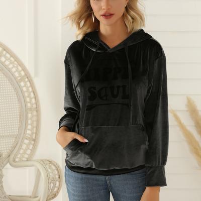 China Wholesale women's fashion plush pullover hoodie order street professional QUICK DRY hoodie for sale