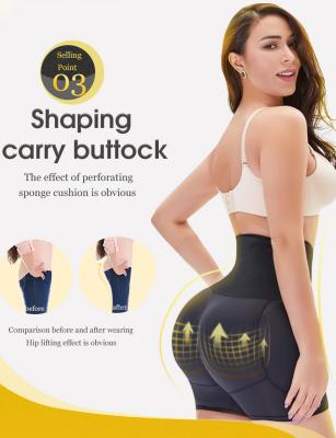 China High Quality Breathable Elasticity Yoga Material Women Yoga Shorts Trainer Hot Sauna Sweat Waist Leggings for sale