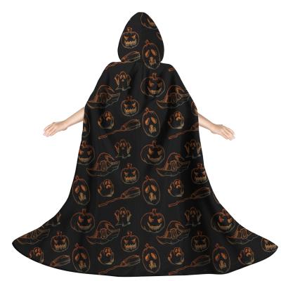 China Cosplay Cartoon Costume Children's Cloak Pumpkin Ghost Wizard Cloak Halloween Kids Costumes, Witch Halloween Cloak Props Halloween Cosplay Costume Cloak for sale