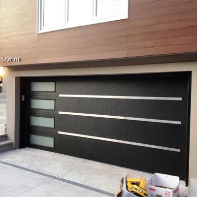 China Modern Automatic Security Door Design And Panel Garage Door Skins for sale