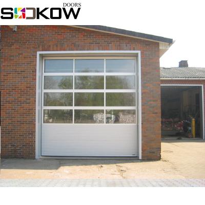 China Industrial Automatic Steel Sectional Industrial Elevator Door Manufacturing Wuxi for sale