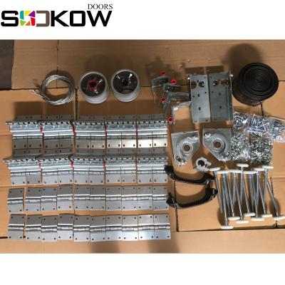 China Modern full set of automatic sectional garage door kit for sale