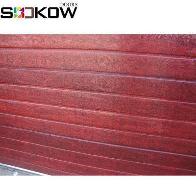 China modern mahogany wood garage door panel garage door/sandwich panel/polyurethane panel for garage doors for sale