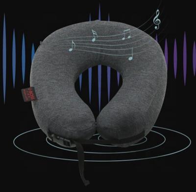 China New AirPlay Speaker Memory Cotton Music U Travel Cushion Neck Support Pillow Speaker for sale