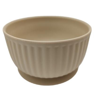 China Customized Viable Hot Selling Baby Feeding Bowl Silicone , Easy Clean Silicone Baby Food Bowl With Suction for sale