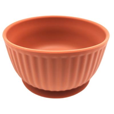 China Sustainable Cheap Food Grade Dishes Silicone Tableware Anti Spill Bowl Baby Food Bowl for sale