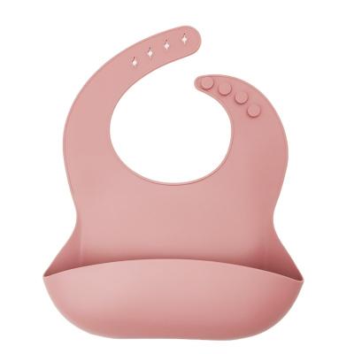 China Sustainable Soft Hot Sale Baby Silicone Bibs Reusable Novelty Bib For Kids for sale