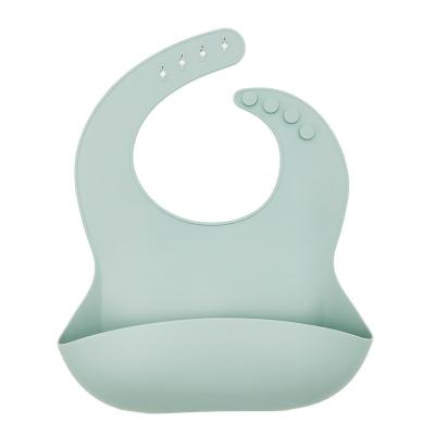 China Factory Price Viable Wholesale Silicone Baby Bib Waterproof Food For Consumption for sale