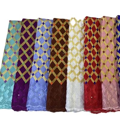 China Factory Supply Reasonable Price Sequin Lace Fabric African for sale