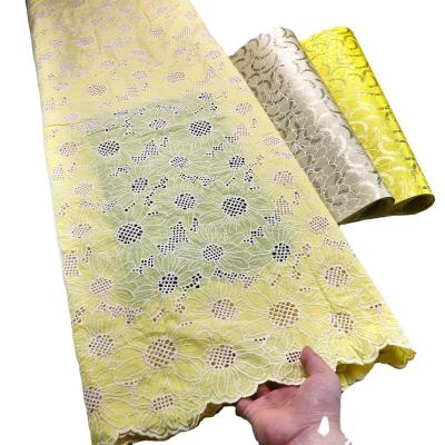 China Supoo High quality swiss voile lace 100% cotton lace  for wedding/party african lace fabric for sale