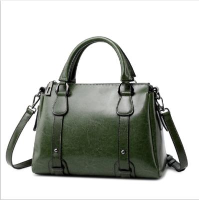 China 2021 New Fashion Fashion Women's Bag Simple Portable Cowhide Leather Lady Cross Bag for sale